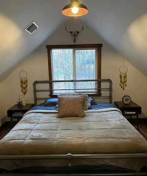 Primary King-sized Bedroom on upper floor