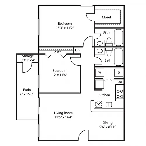 Floor plan Valencia (Renovated)