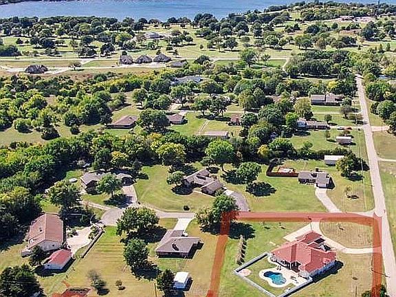 Outline of property lines