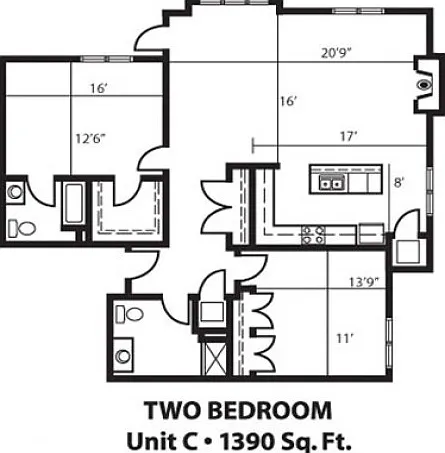 2 Bed C 2 Bed C