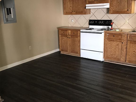 Dining area and kitchen.