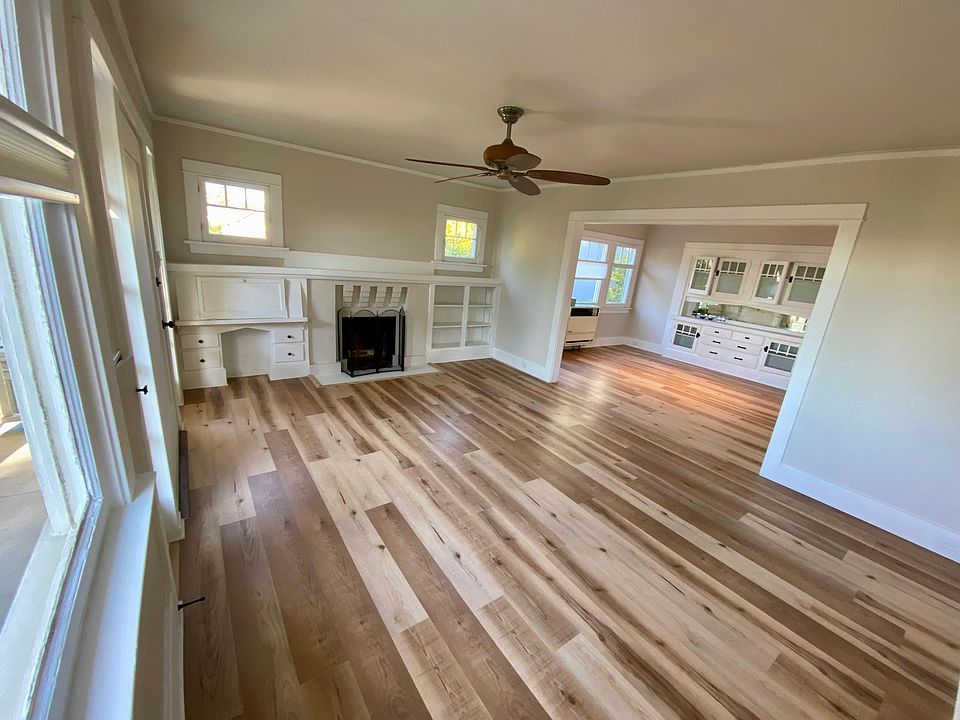 Expansive living and dining area