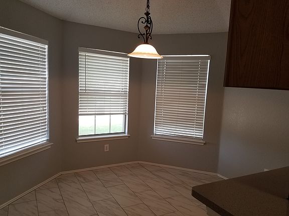 dining area with bay windows