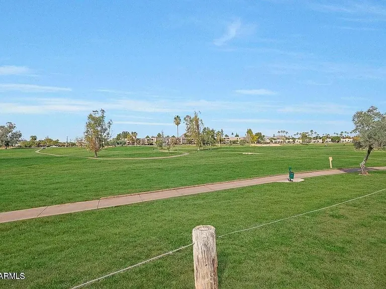 adjacent golf course