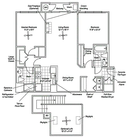 Floor plan The Blakely