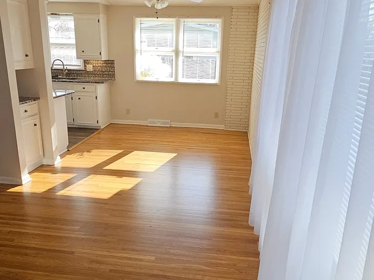 Living room and Dinning room.