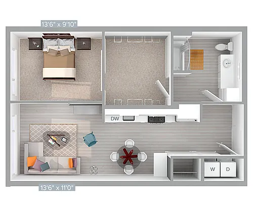 Floor plan A1V-770-scheme1
