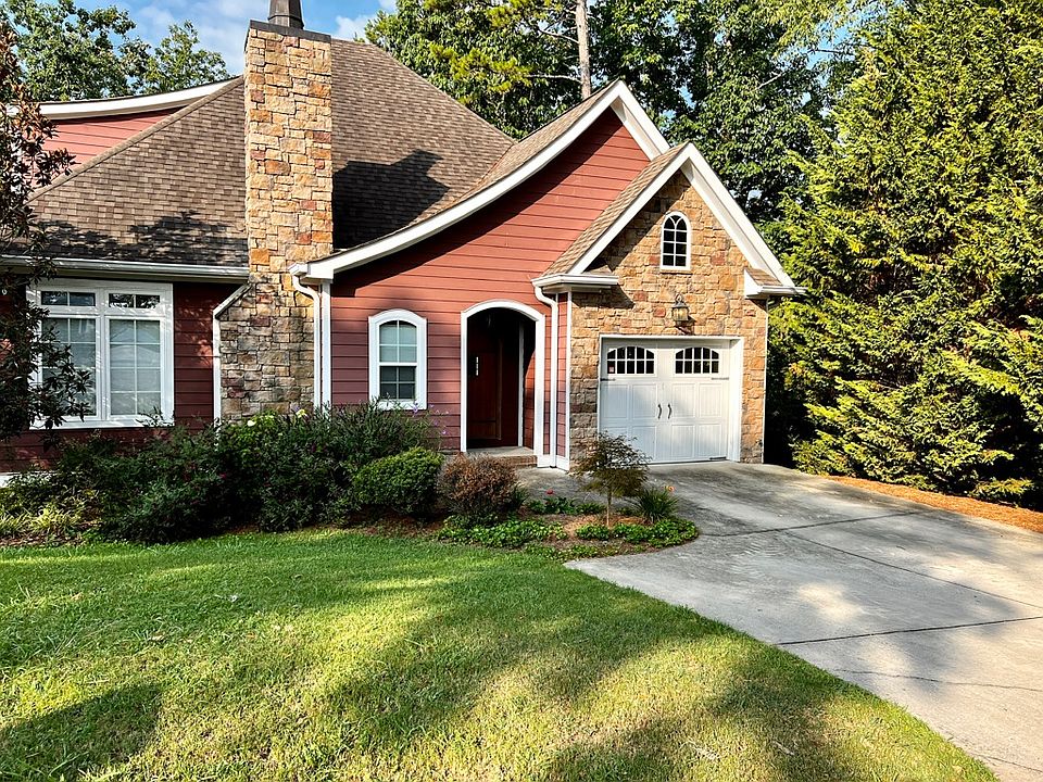 Front of home. One car garage + two cars can be parked in driveway. No street parking due to narrow street.