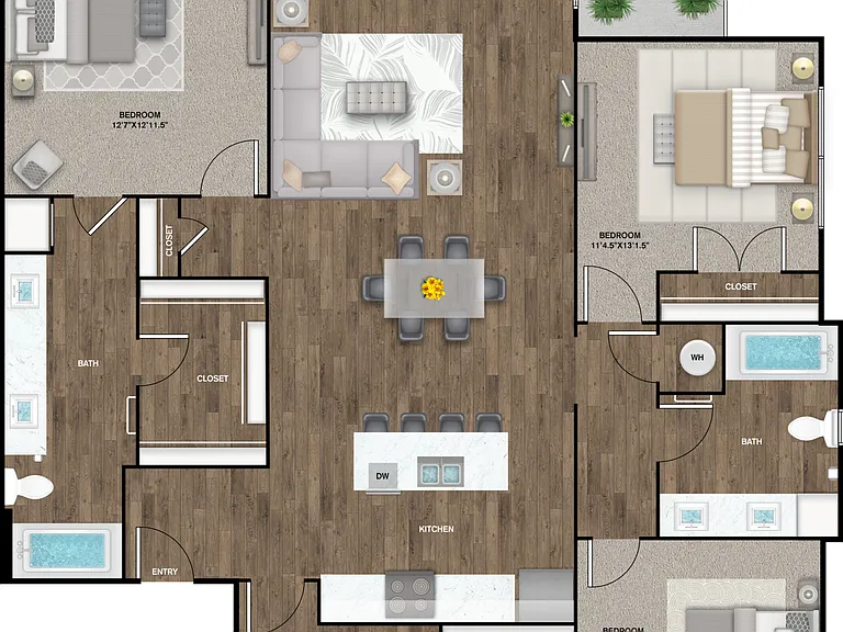 C1 floor plan Tacara Gruene