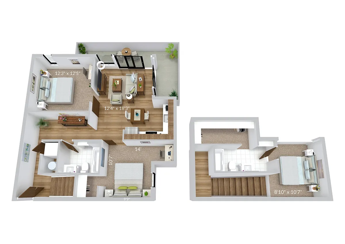 Floor plan 3x2AL