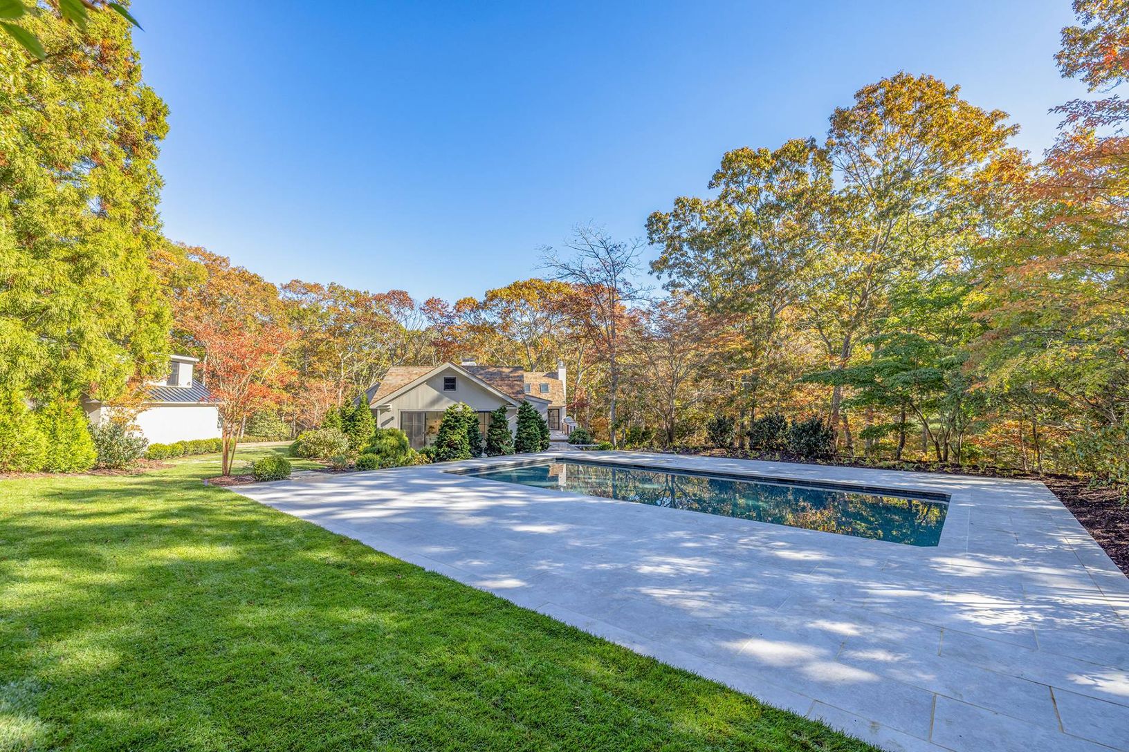 Pool with Marble Patio