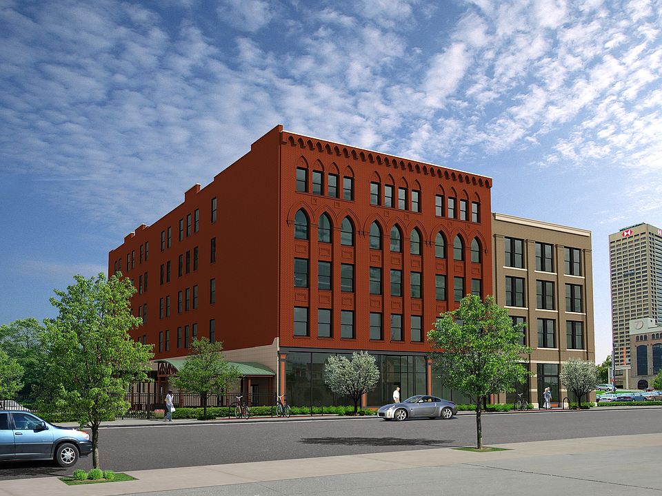 Rendering of Swan Street Elevation
