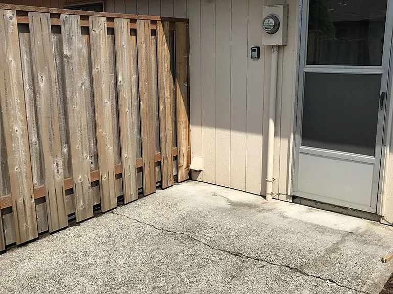 Private patio