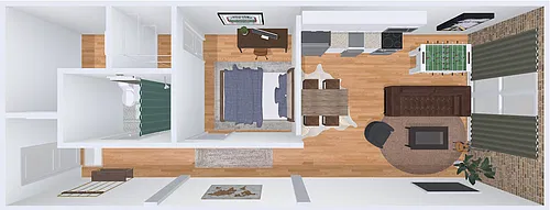 Floor plan 1bd/1b 10