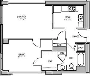 Floor plan 1E Renovation 2