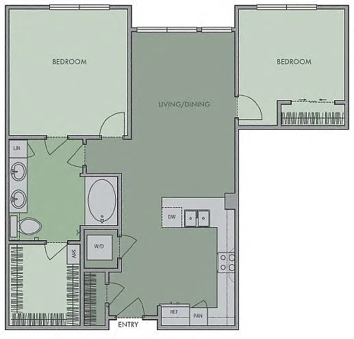 Floor plan 2B1