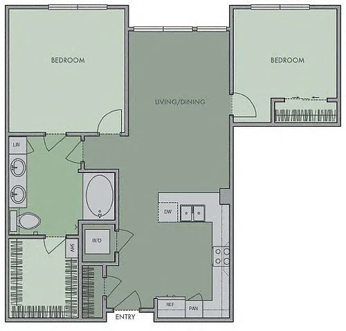Floor plan 2B1