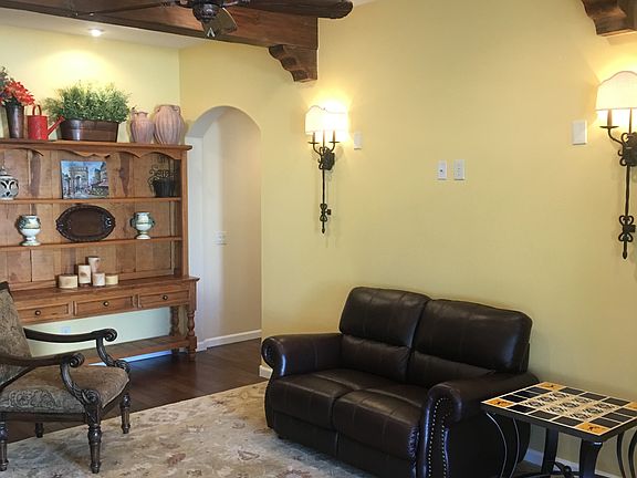 Greatroom with wood beams