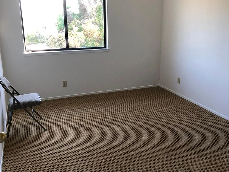 Bedroom 3 with recessed lights facing backyard
Has closets similar to bedroom 1 and 2