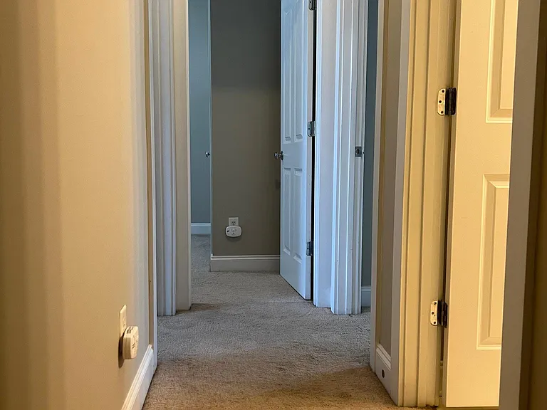 A peek into upstairs hallway.