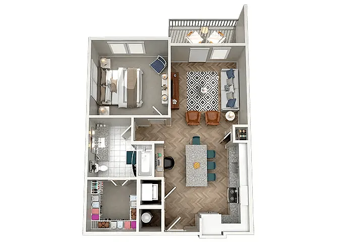 Floor plan A1E