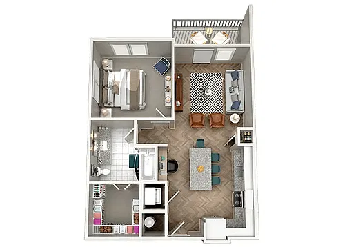 Floor plan A1E