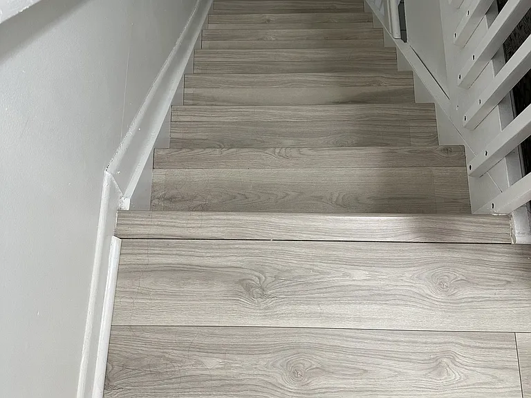 Recently Replaced Laminate Flooring on the Second Floor.