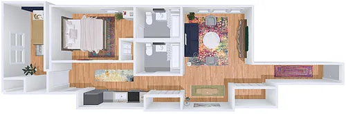 Floor plan 2bd/2b R