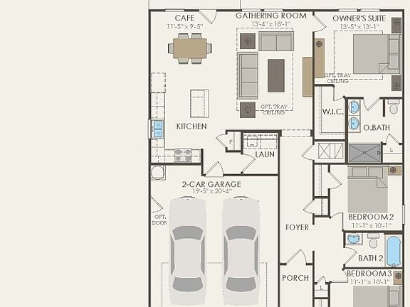First Floor 3 br 2 ba