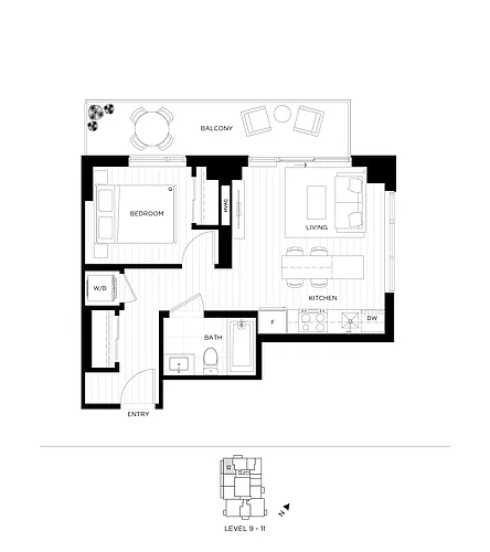 Floor plan T1-0902
