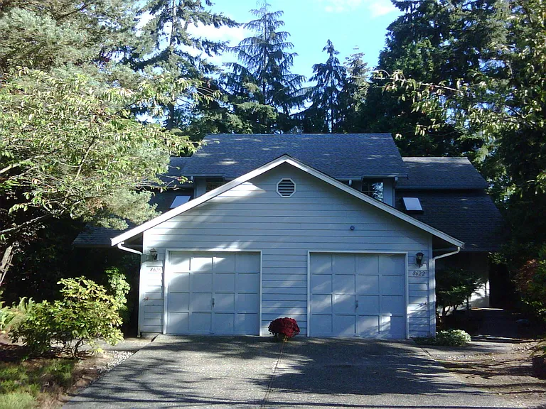 Front view (two homes, duplex style & owned by one landlord. Sound deadening material in common wall ensures no noise transfer.)