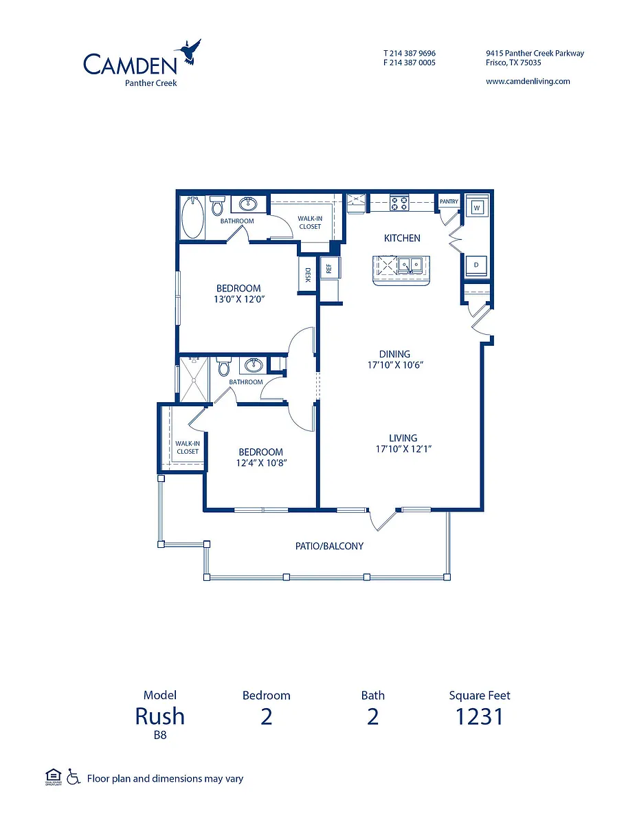 Floor plan Rush
