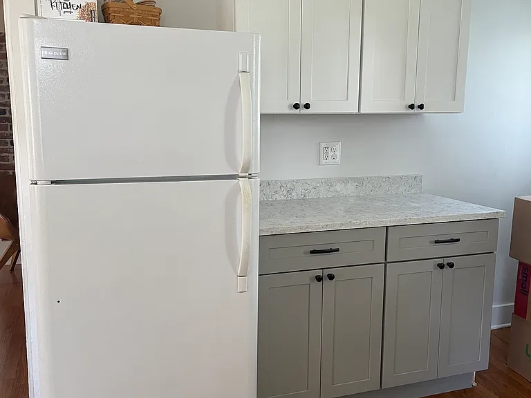 Kitchen refrigerator side