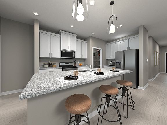 Virtually Staged Kitchen