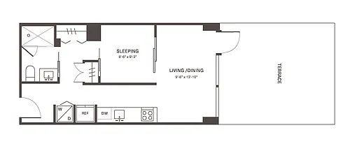 Floor plan M1T