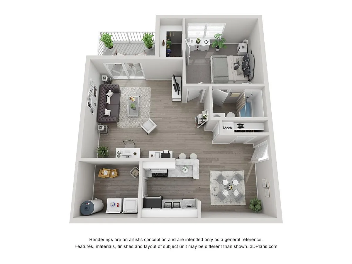 Floor plan 1X1