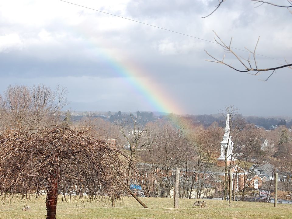 View from deck after a storm