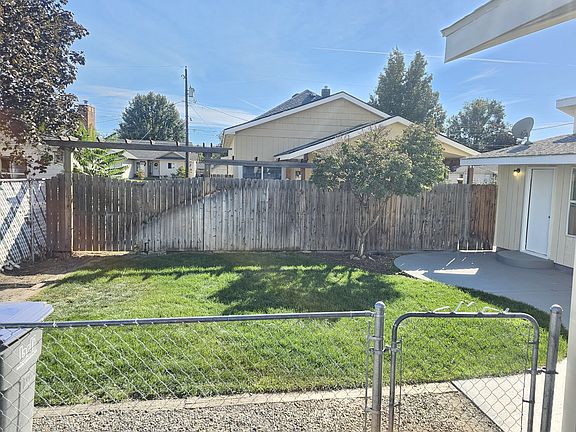 Fenced yard