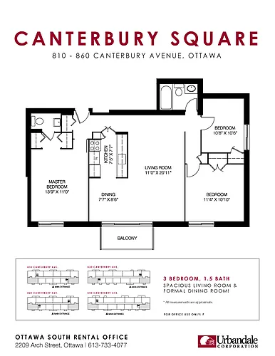 Floor plan Renovated 3 Bedroom