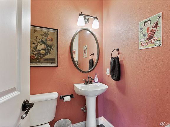 Powder room on the main floor. 