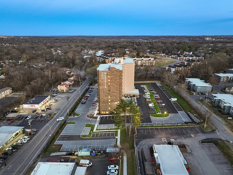 Aerial View of Building