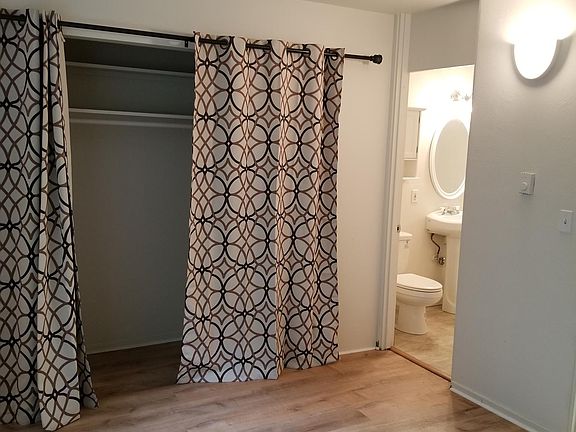 Bedroom and full wall closet