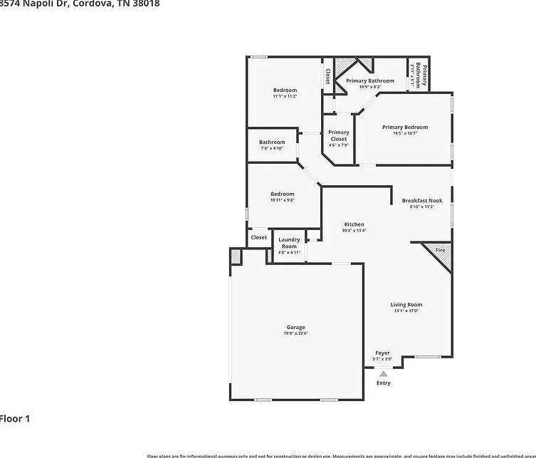 3 bed, 2.0 bath, 1300 sqft, $2,410 — Photo 2