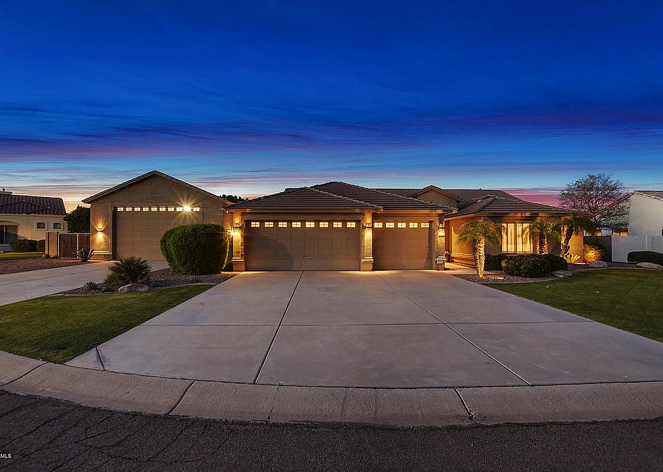 Front of home - night