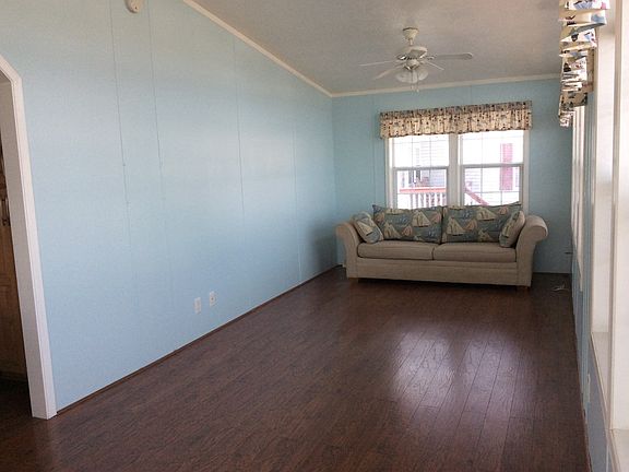 Living room with marina view