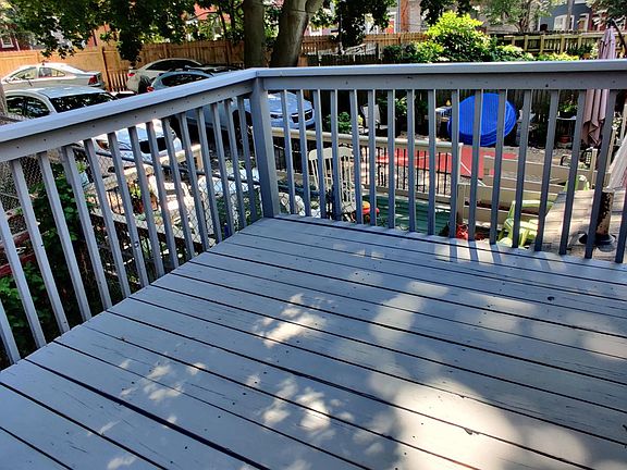Private Balcony overlooking back yard