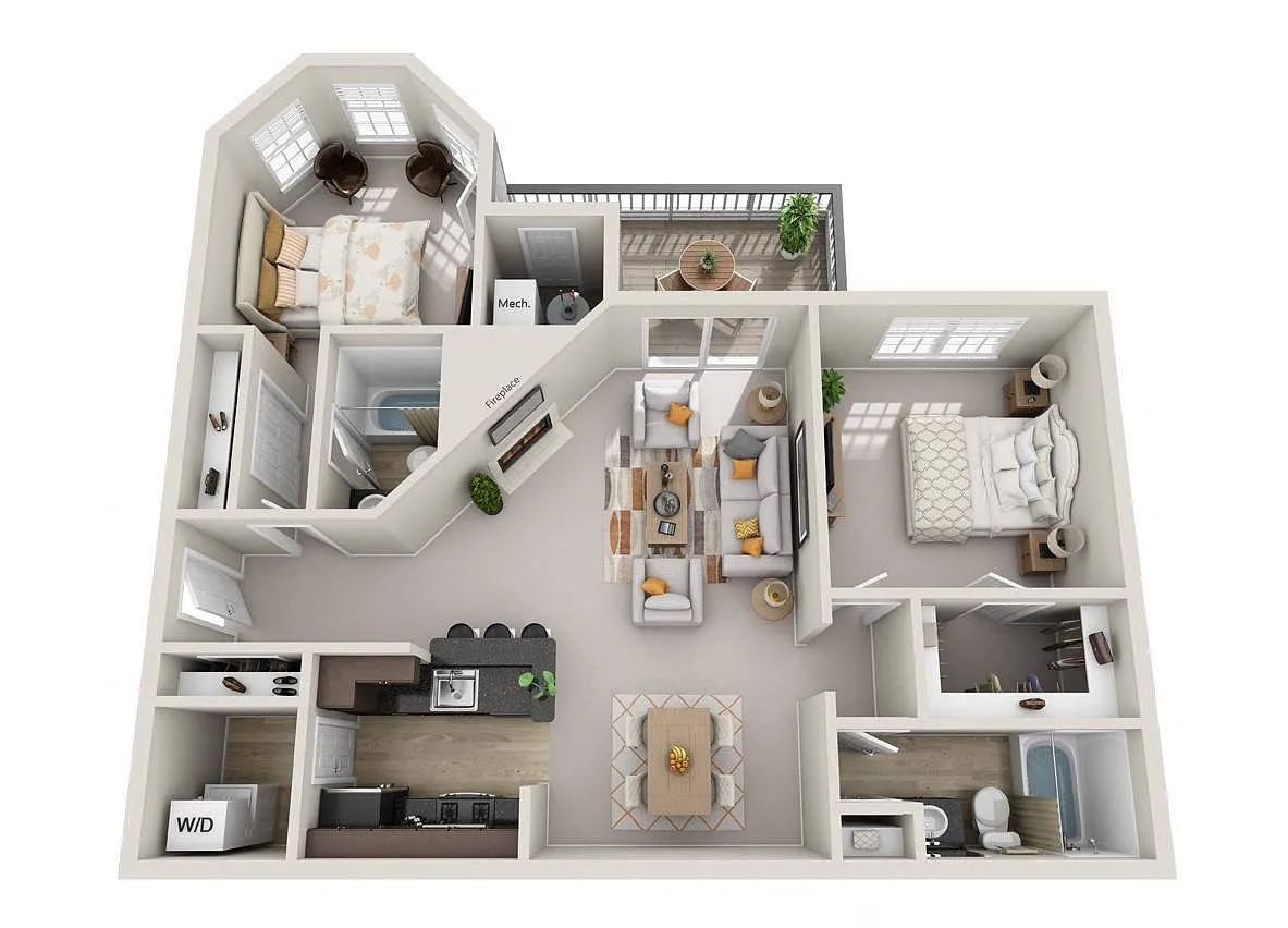 Floor plan The Brookfield (B3)