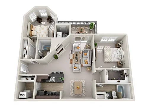 Floor plan The Brookfield (B3)