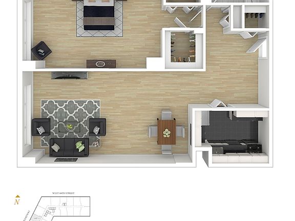 3rd image of 20 W 64th St APT 24H