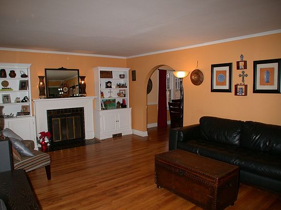 Refinished hardwoods throughout. Nice built-in cabinetry.